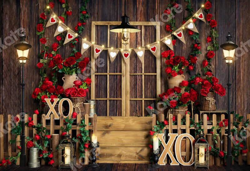 Kate Valentine's day Backdrop Rose Manor Board