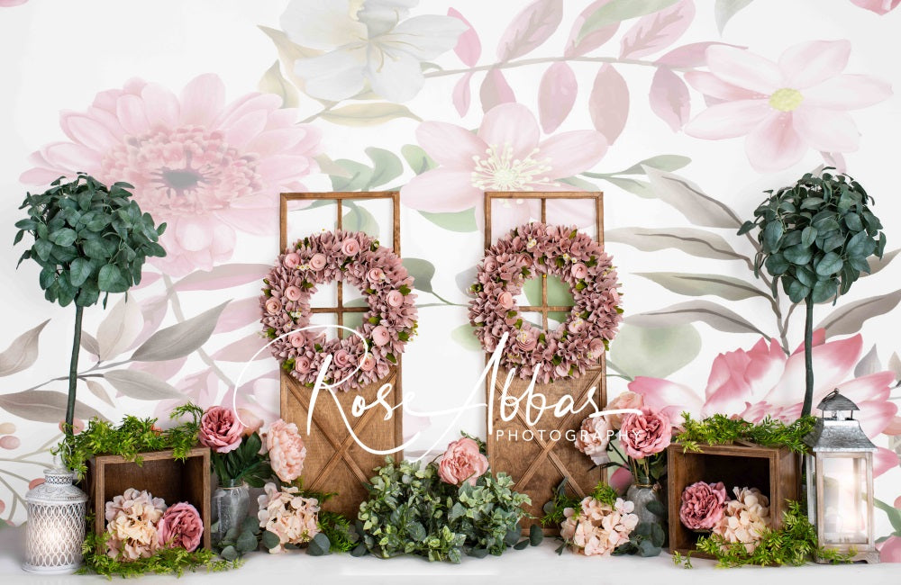 Kate Park Floral Backdrop Designed By Rose Abbas