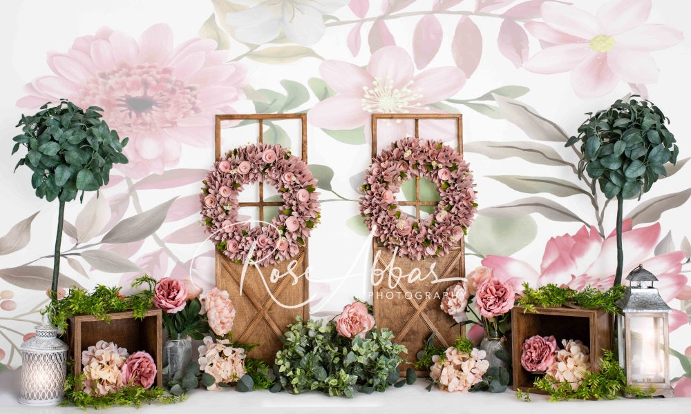 Kate Park Floral Backdrop Designed By Rose Abbas