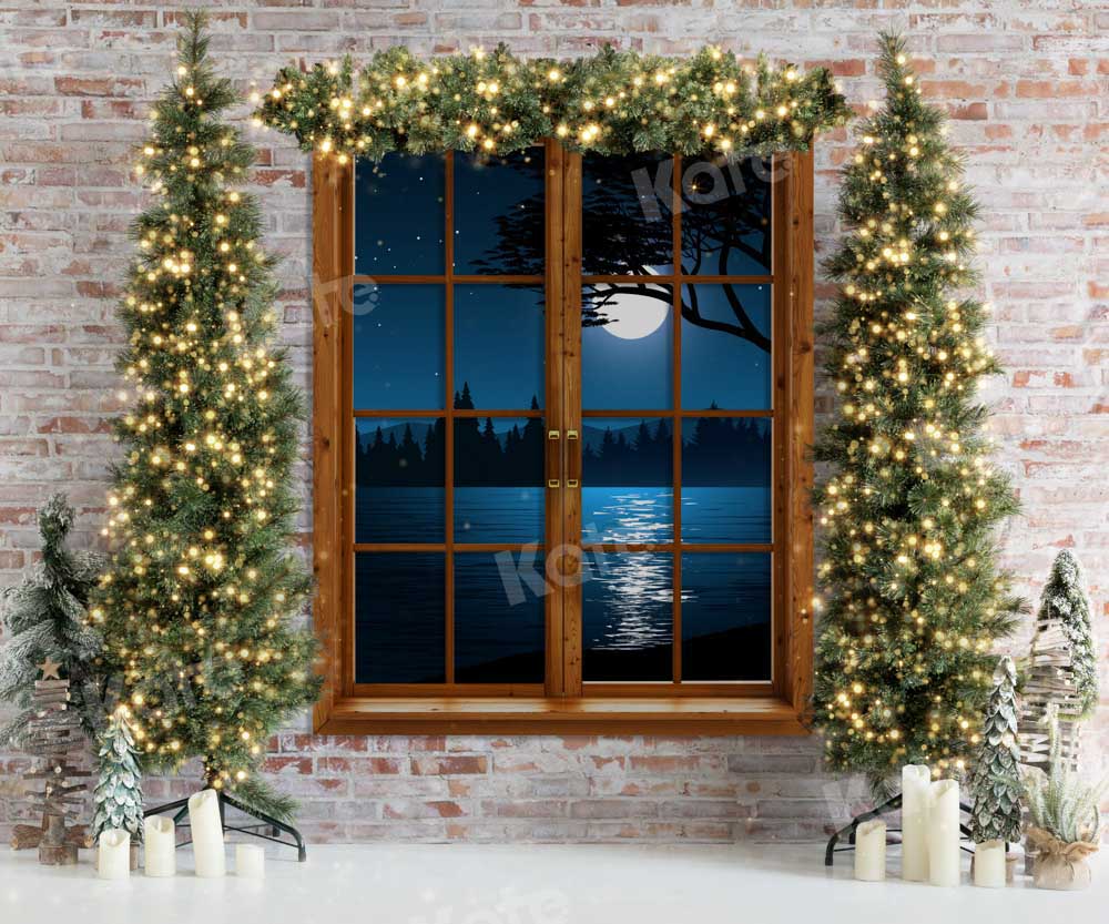 Kate Christmas Outwindow Backdrop Night Designed by Emetselch