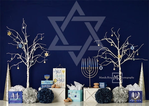 Gold Hanukkah Banner | Hanukkah Backdrop selling | Chanukah Holiday Backdrop | Chanukkah Holiday Banner | Free Shipping in the USA!