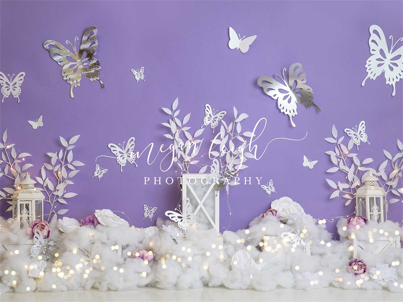 Butterfly backdrop for baby hot sale shower