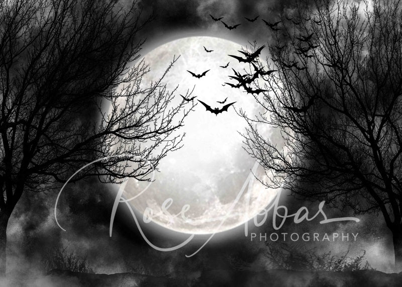 Kate Halloween Spooky Full Moon Backdrop Designed By Rose Abbas