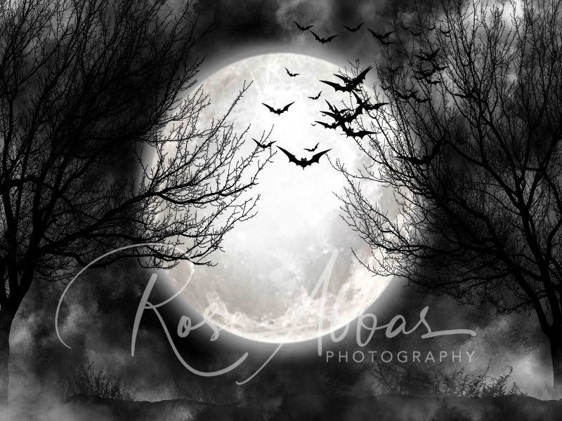 Kate Halloween Spooky Full Moon Backdrop Designed By Rose Abbas