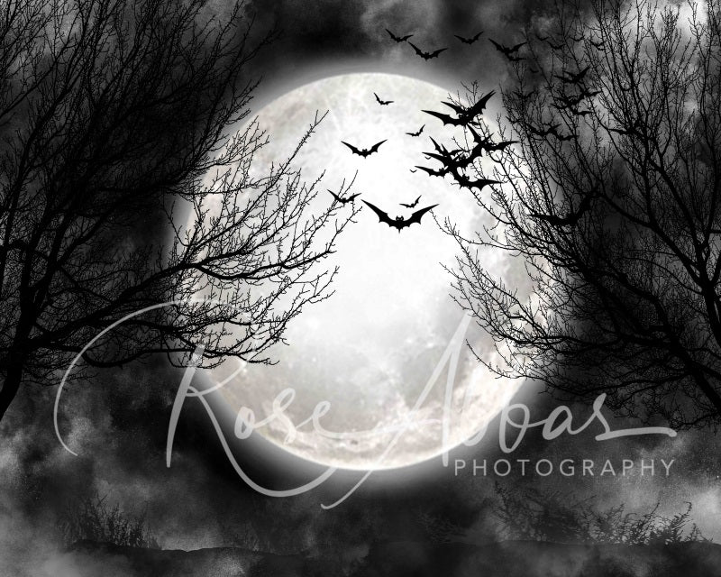 Kate Halloween Spooky Full Moon Backdrop Designed By Rose Abbas