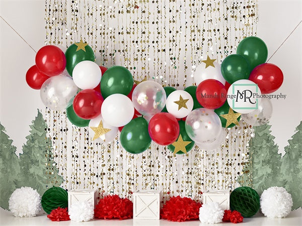 Kate Holiday Party Backdrop Designed by Mandy Ringe Photography