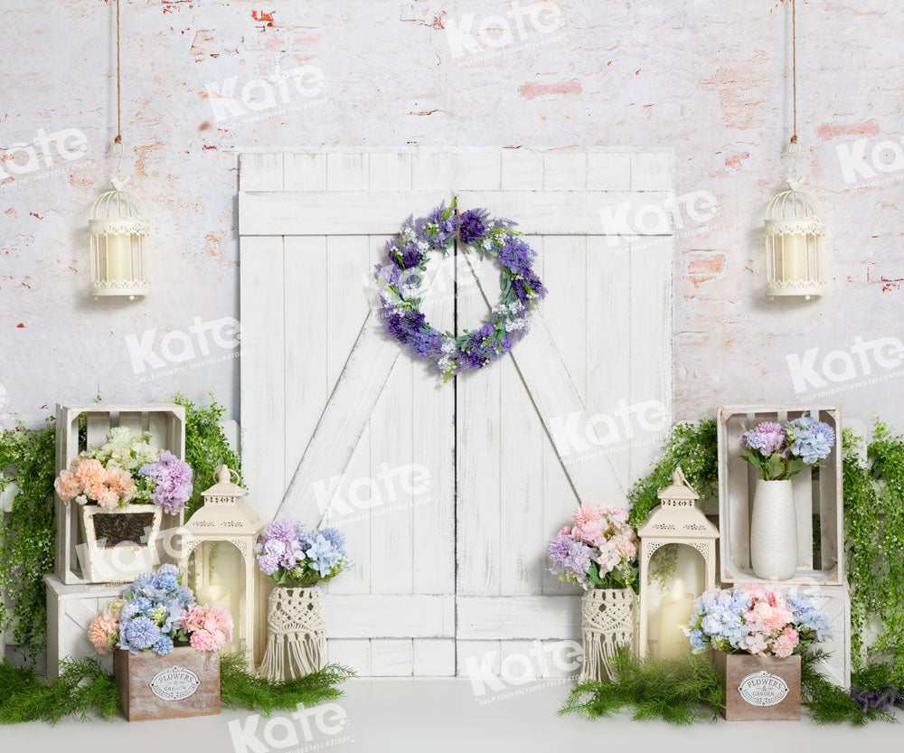 Kate Spring Easter Flower Barn Backdrop Designed by Emetselch