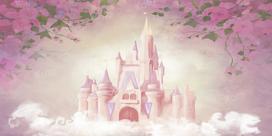 Kate Hand Painted Magic Castle Backdrop for Photography