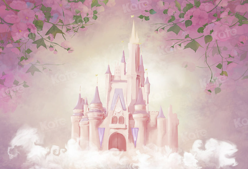 Kate Hand Painted Magic Castle Backdrop for Photography