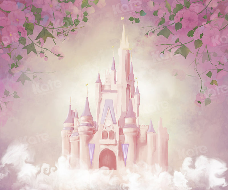 Kate Hand Painted Magic Castle Backdrop for Photography