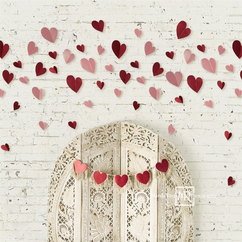 Boho Valentine Headboard Backdrop Progettato da Mandy Ringe Photography