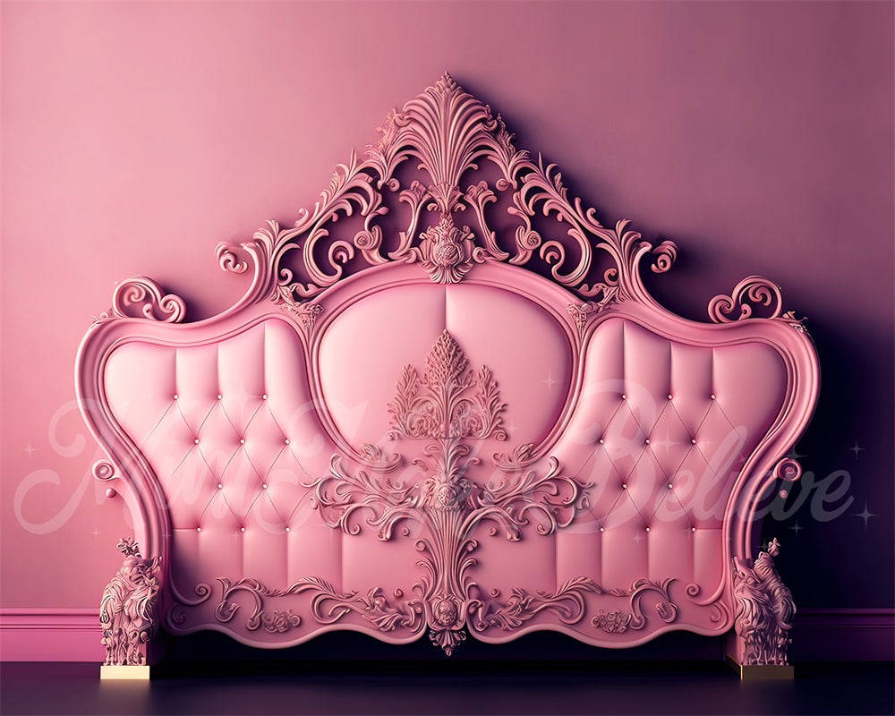 Luxury bedhead Personalized rose backdrop vinyl Fotografia