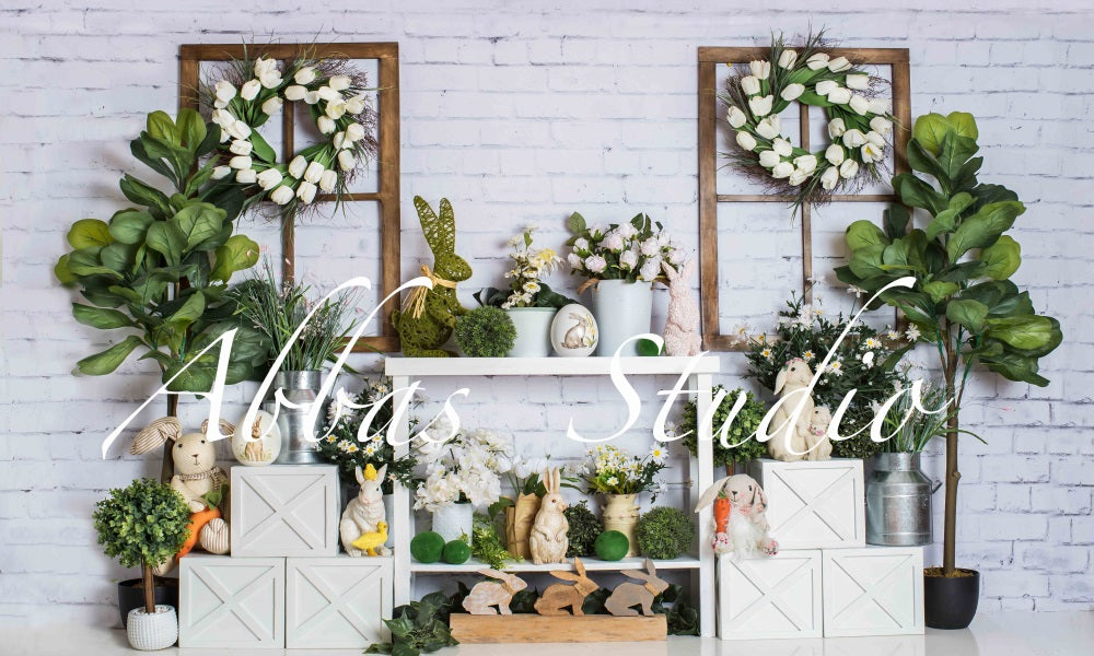 Kate Easter Greens Backdrop Designed by Abbas Studio