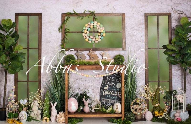 Kate Easter Greens Backdrop Designed by Abbas Studio