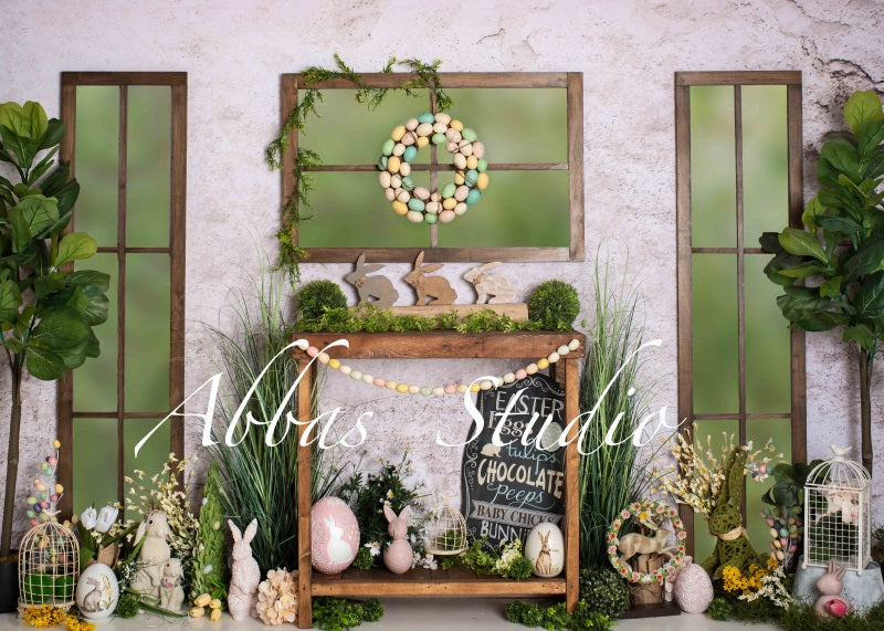 Kate Easter Greens Backdrop Designed by Abbas Studio