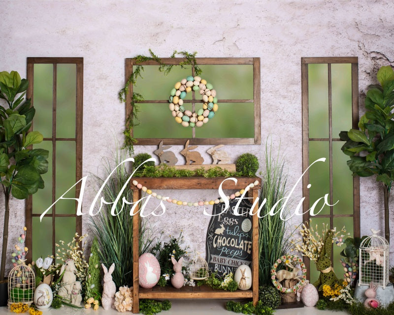 Kate Easter Greens Backdrop Designed by Abbas Studio