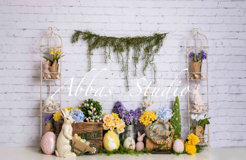 Kate Easter Brick Wall Backdrop Designed by Abbas Studio