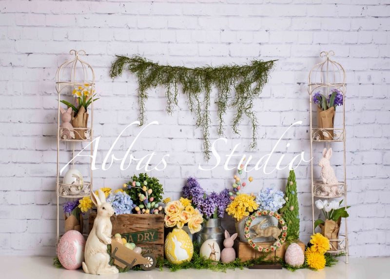 Kate Easter Brick Wall Backdrop Designed by Abbas Studio