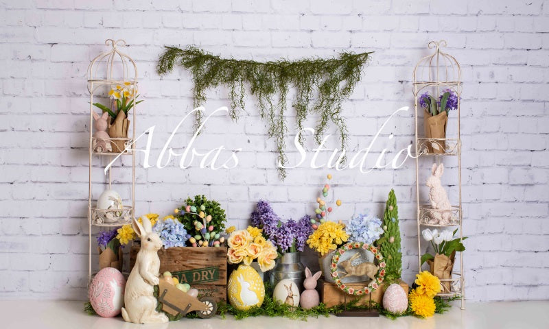 Kate Easter Brick Wall Backdrop Designed by Abbas Studio