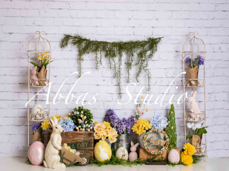 Kate Easter Brick Wall Backdrop Designed by Abbas Studio