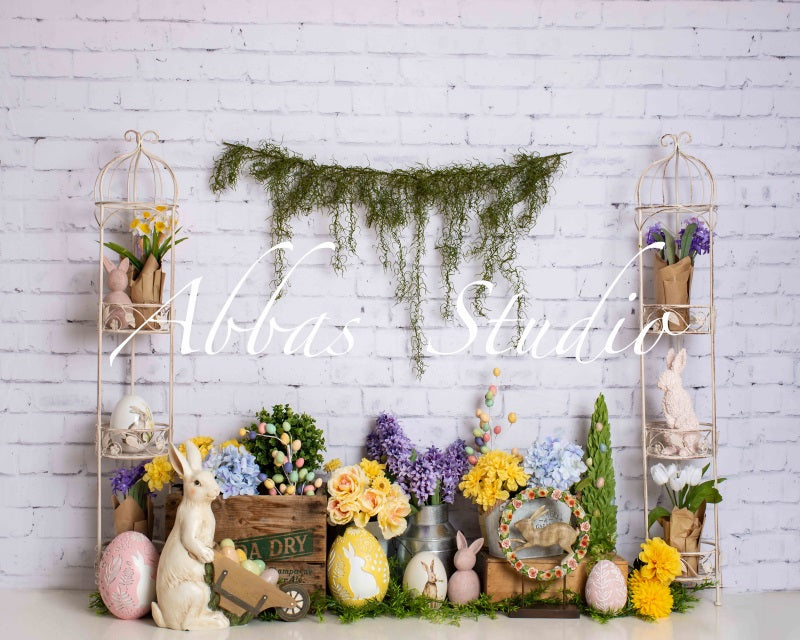 Kate Easter Brick Wall Backdrop Designed by Abbas Studio