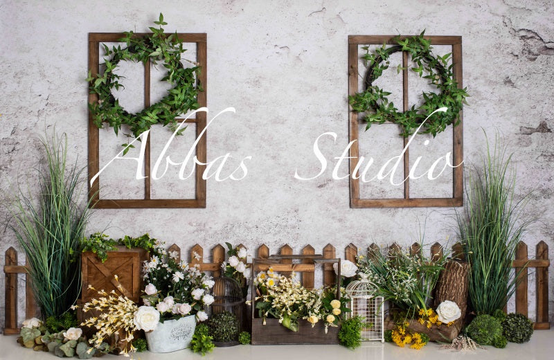 Kate Green Spring Feels Backdrop Designed by Abbas Studio