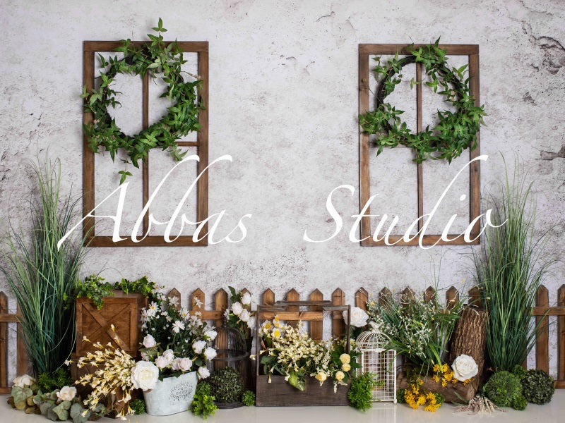 Kate Green Spring Feels Backdrop Designed by Abbas Studio