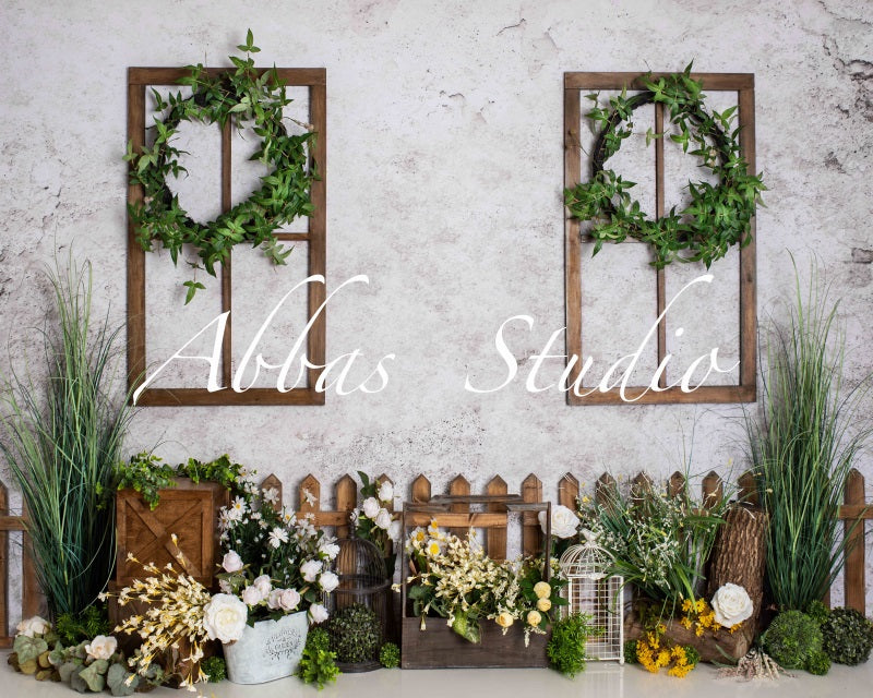 Kate Green Spring Feels Backdrop Designed by Abbas Studio