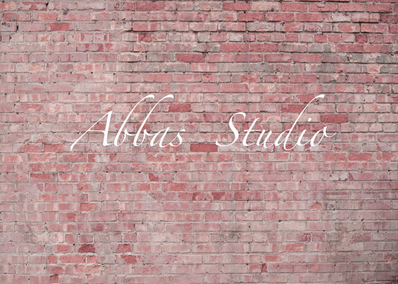 Kate Blush Pink Brick Wall Backdrop Designed by Abbas Studio