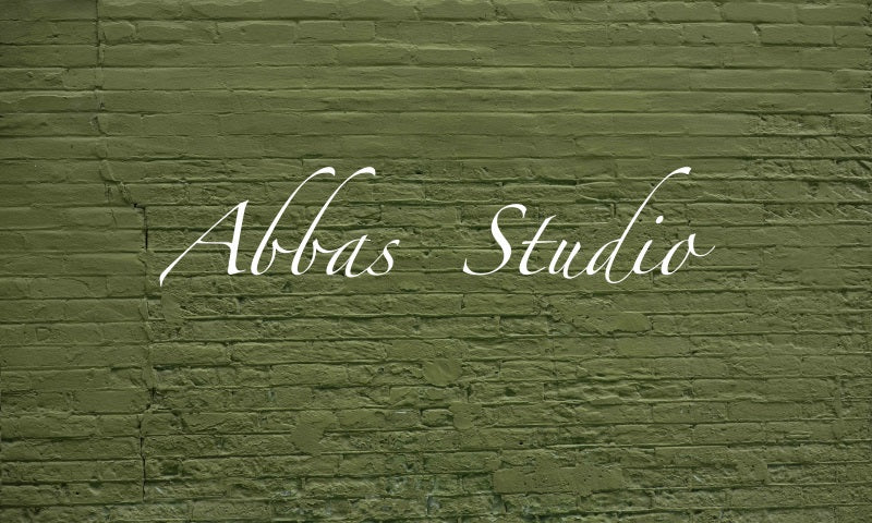 Kate Olive Green Brick Wall Backdrop Designed by Abbas Studio