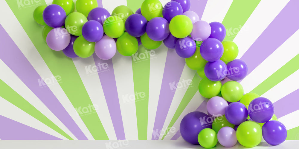 Kate Birthday Party Balloon Cake Smash Backdrop Designed by Emetselch