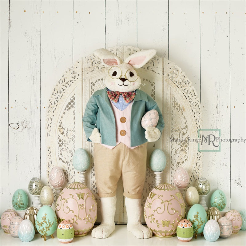 Kate Easter Bunny with Eggs Backdrop Designed by Mandy Ringe Photography