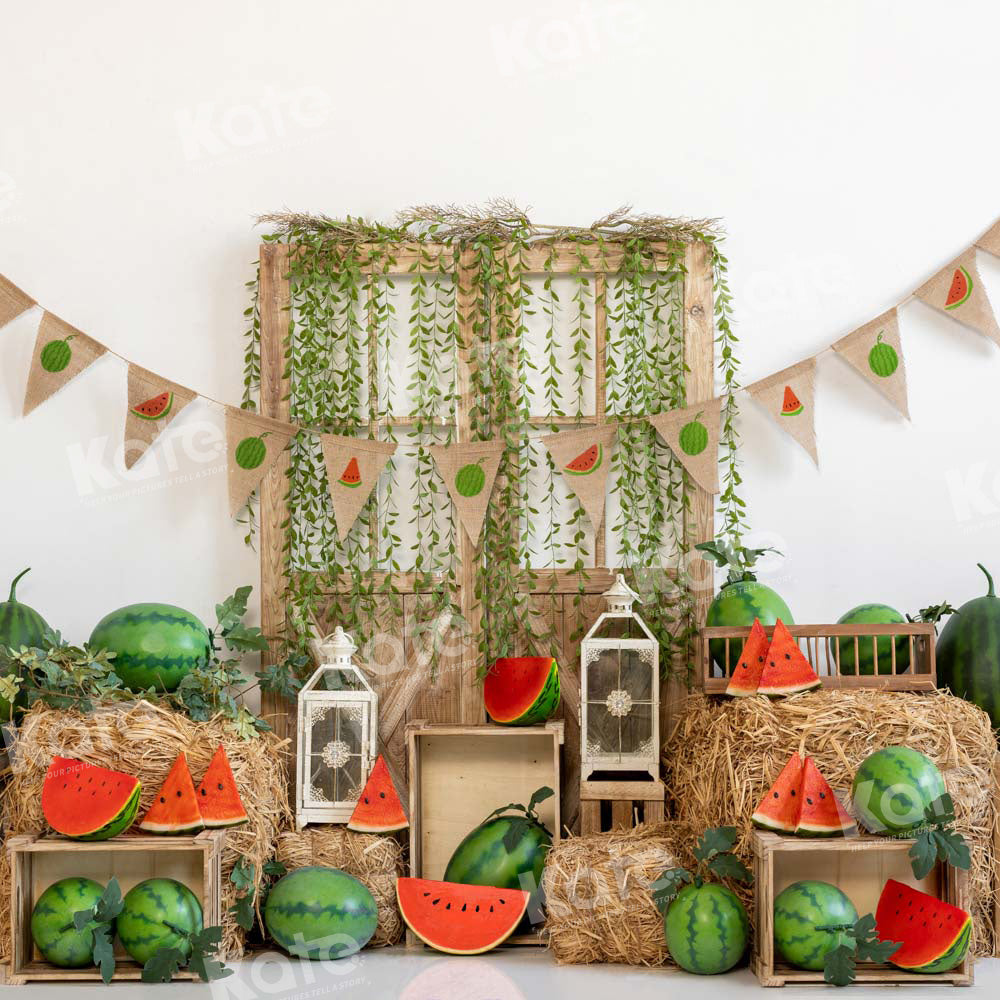 Kate Summer Watermelon Sell Backdrop Designed by Emetselch