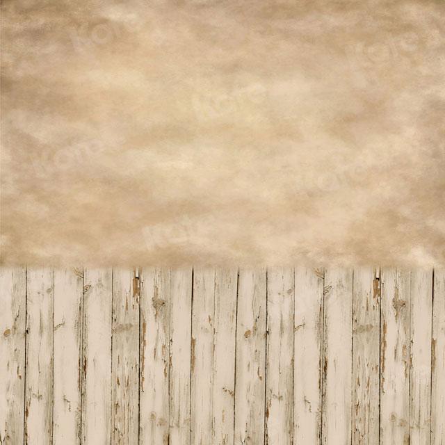 Kate Abstract Light Brown Retro Backdrop with Fabric Wood Floor for Photography - Kate Backdrop