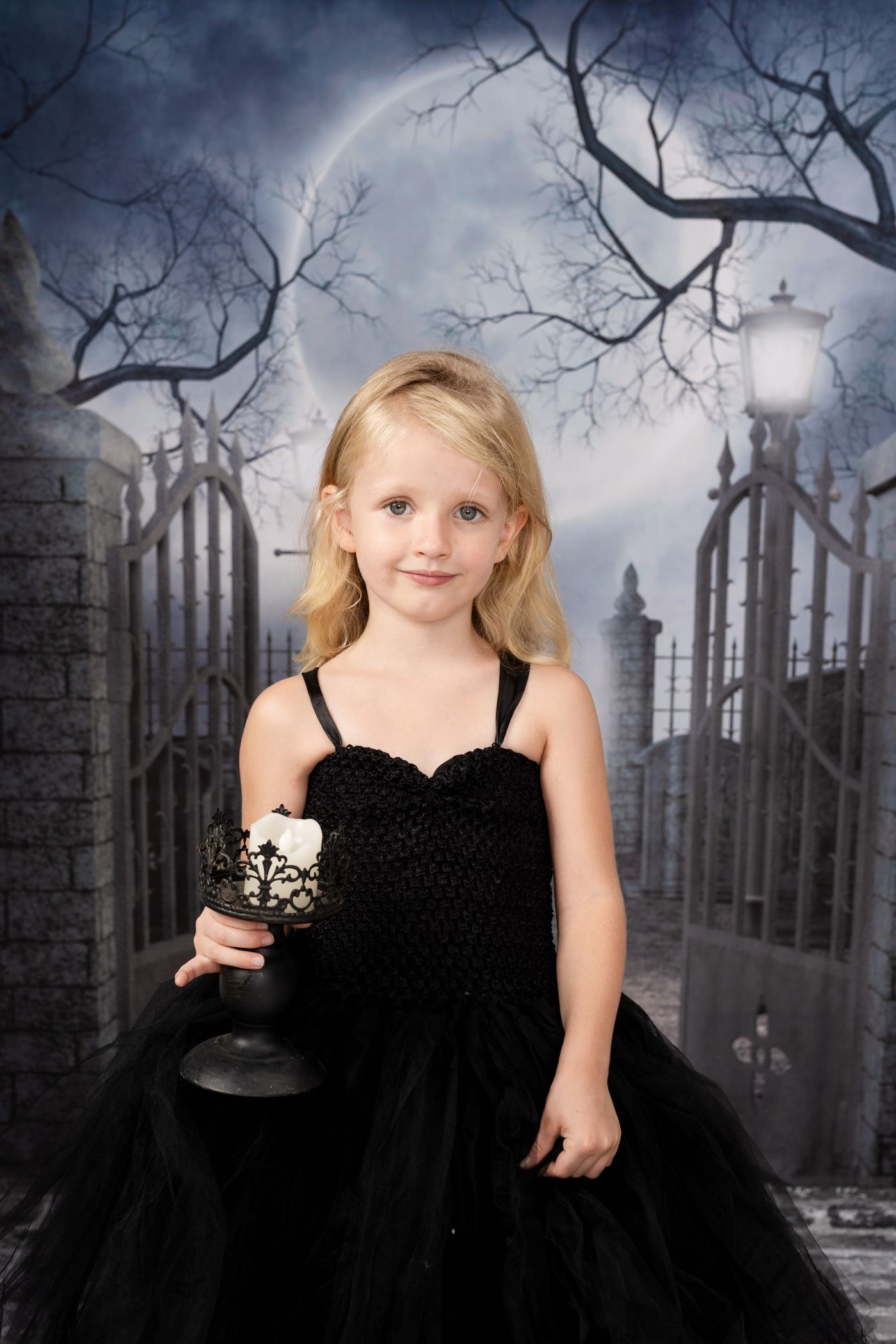 Kate Halloween fabric Backdrop for photography Haunted house