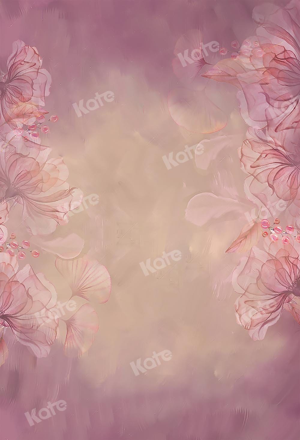 Kate Fine Art Floral Blurry Pink Backdrop Designed by GQ - Kate Backdrop