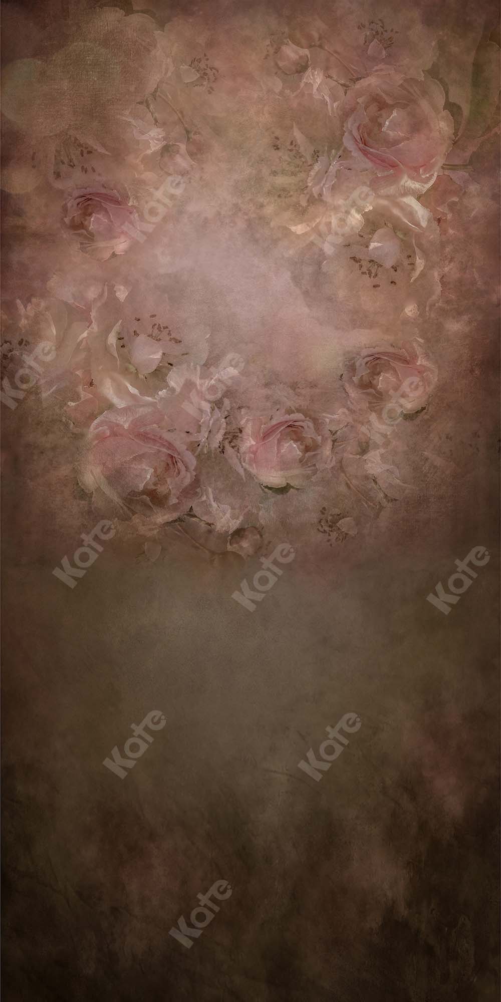 Kate Sweep Fine Art Retro Florals Roses Backdrop for Photography - Kate Backdrop