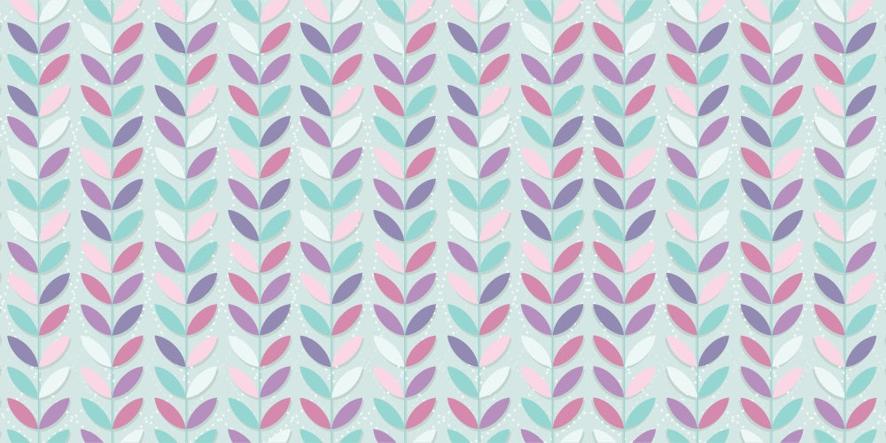 Kate Seamless Leaves Pattern for Girls Backdrop Designed By Krystle Mitchell Photography - Kate Backdrop
