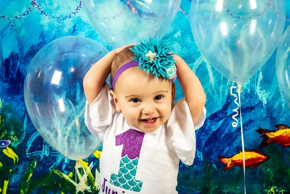 Kate Summer Undersea Mermaid Pearls Backdrop for Photography