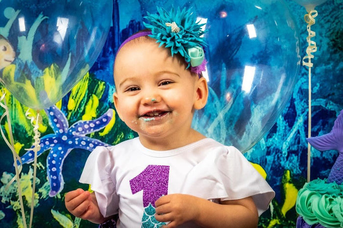 Kate Summer Undersea Mermaid Pearls Backdrop for Photography