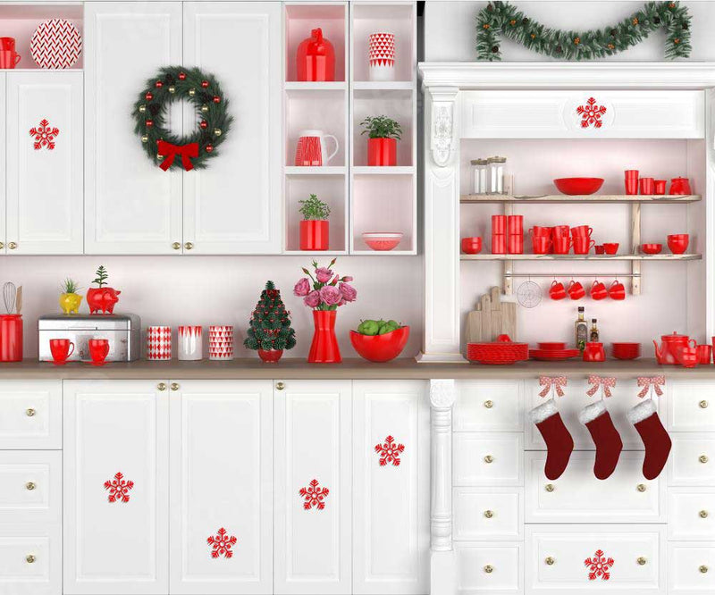 Kate White Christmas Kitchen Backdrop for photography