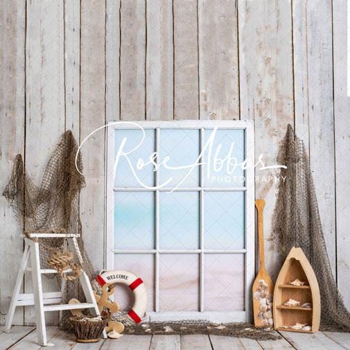 Kate Summer Sailor Boatman Window Backdrop Designed By Rose Abbas - Kate Backdrop