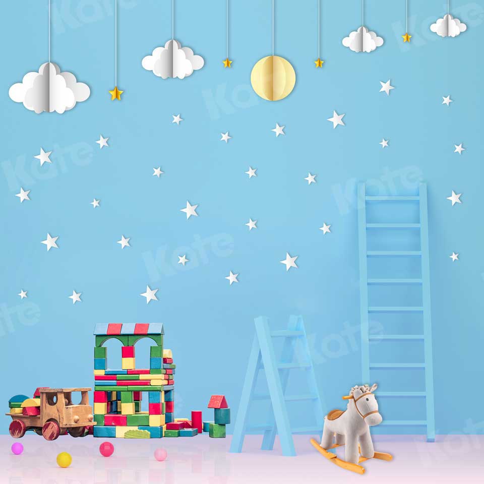 Kate Cake Smash Toy Star Backdrop for Photography - Kate Backdrop