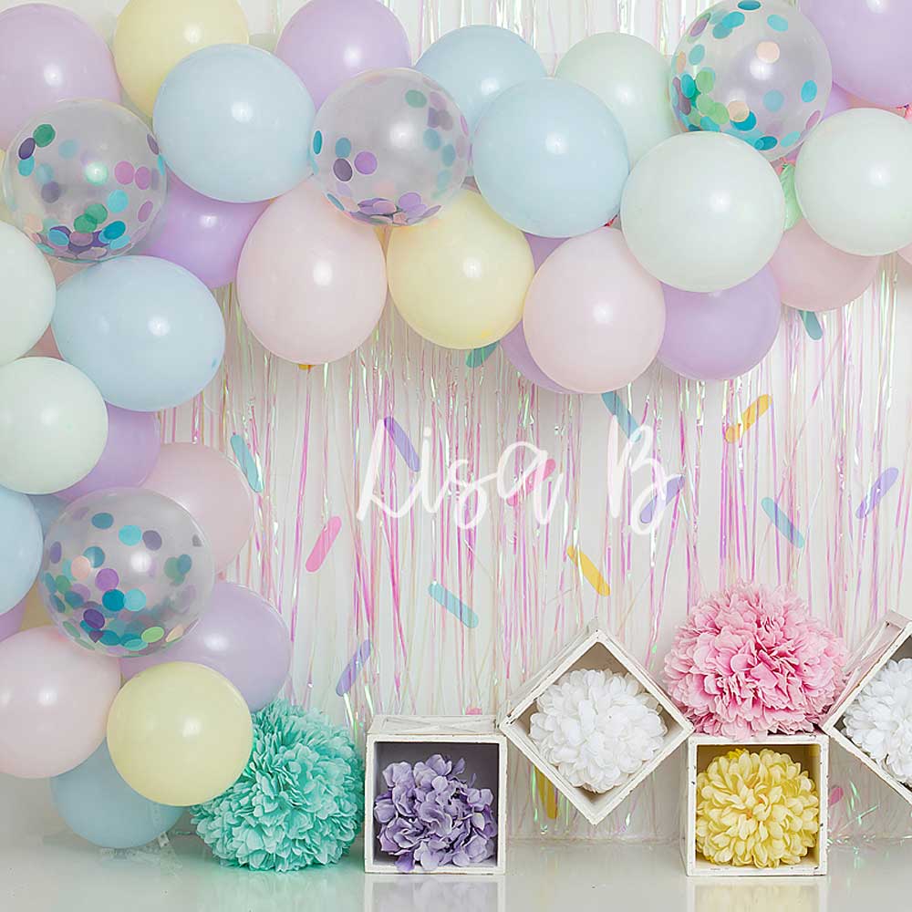 Kate Rainbow Sequin Wall Backdrop Party Cake Smash Purple for Photography
