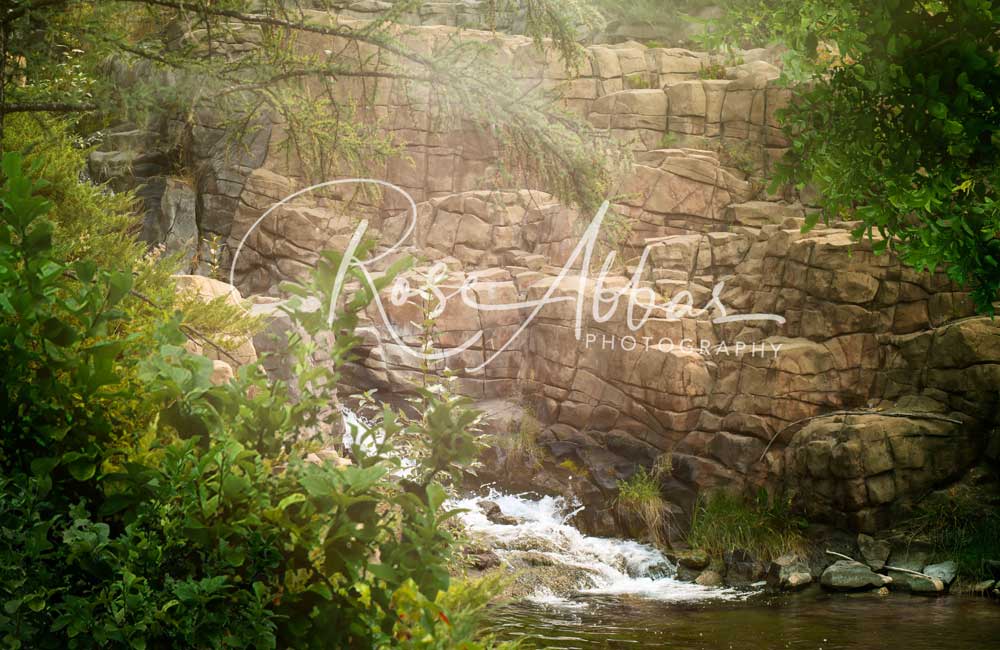 Kate Fantasy Waterfallwoods Scenery Backdrop Designed By Rose Abbas - Kate Backdrop