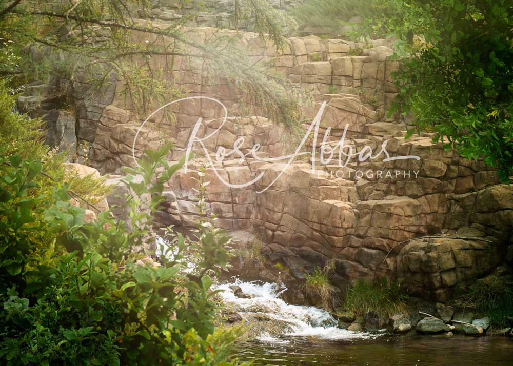 Kate Fantasy Waterfallwoods Scenery Backdrop Designed By Rose Abbas - Kate Backdrop