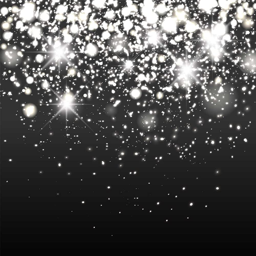 black and white sparkle background