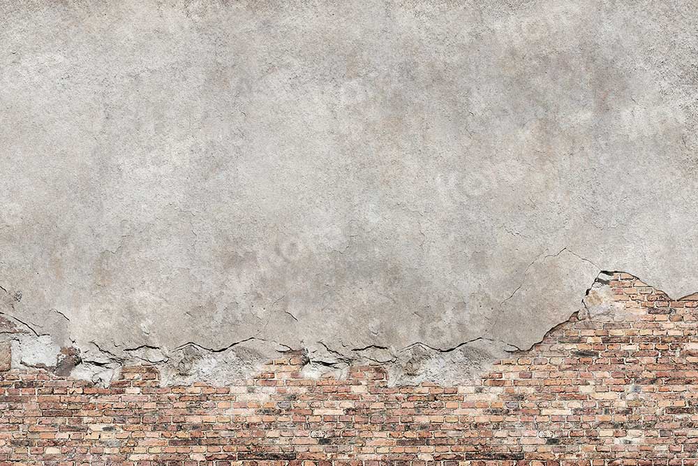 Kate Cracked Cement Wall Backdrop Brick for Photography - Kate Backdrop