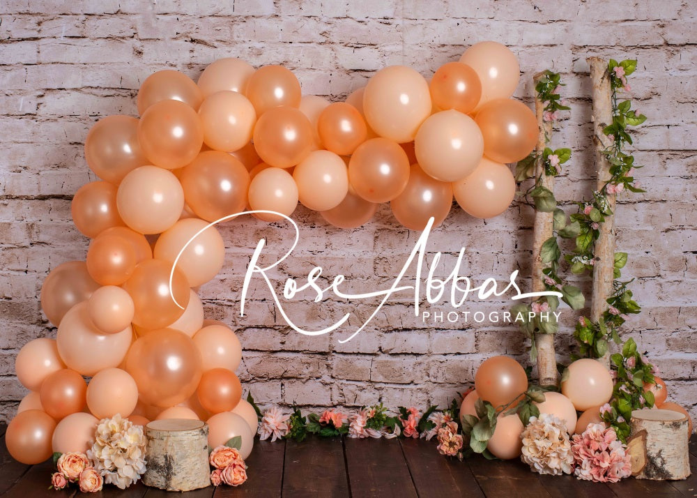 Kate Peach Wonderland Garland Backdrop Photography Designed By Rose Abbas