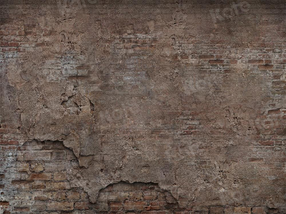 Retro Brick Wall Achtergrond voor Fotografie
